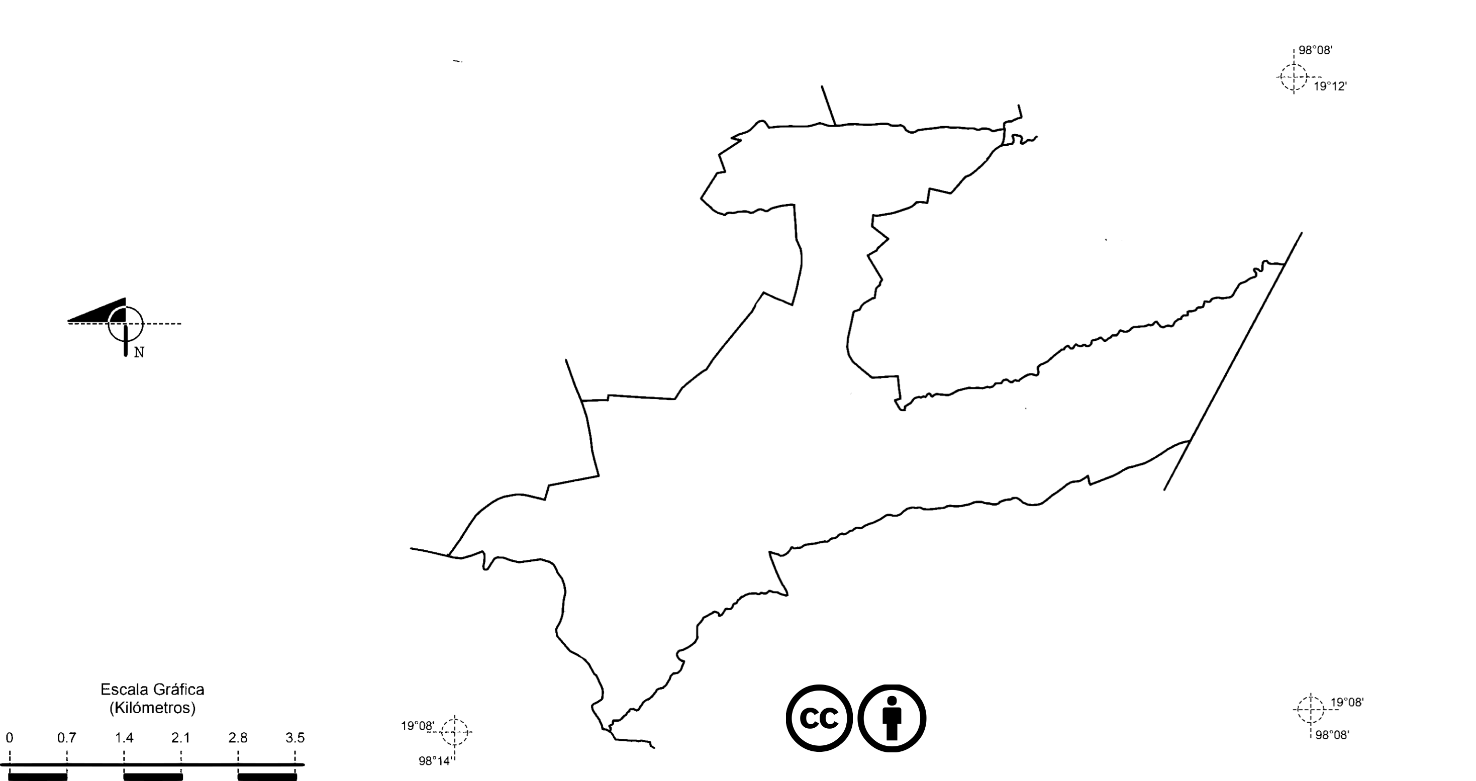 Mapa de Papalotla Mapa de Papalotla
